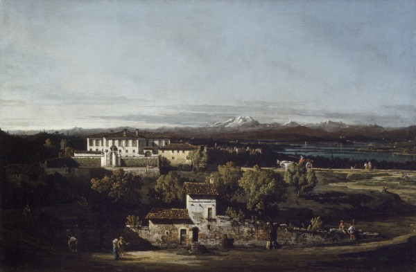 View of Villa Perabò, later Melzi, in Gazzada