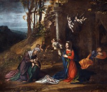 Natività di Gesù con santa Elisabetta e san Giovannino