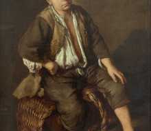 Errand Boy Seated on a Basket