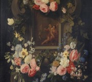 Vertumnus and Pomona in a Garland of Flowers