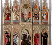 Madonna and Child with Angels and saints (Gualdo Tadino Polyptych)