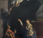 I Santi martiri Cecilia, Valeriano e Tiburzio visitati dall’angelo