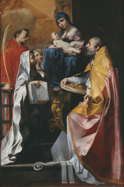 Madonna con il Bambino e i Santi Lorenzo, Nicola e Francesca Romana