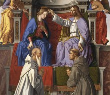 Coronation of the Virgin  with Saints Francis and the Benedict