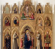 Madonna Enthroned with the Christ Child, Angels and Saints (Cagli Polyptych)