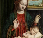 Madonna con il Bambino dormiente (Madonna del velo)