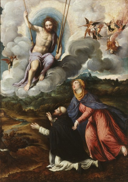 The Virgin Commending Saint Dominic to the Redeemer