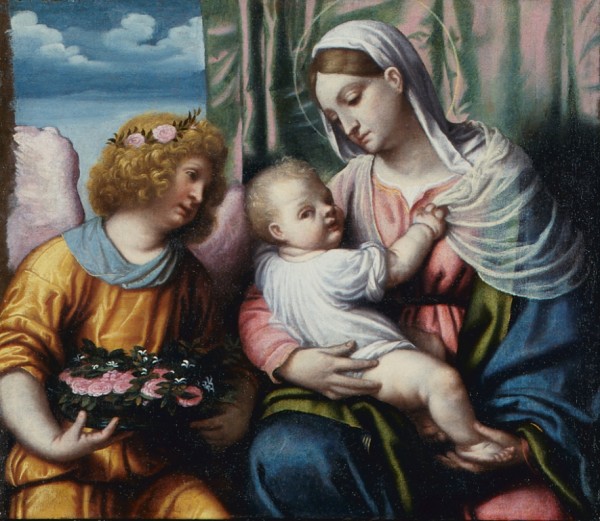 Madonna with Child and an Angel