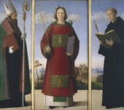 Santo Stefano tra i Santi Agostino e Nicola da Tolentino