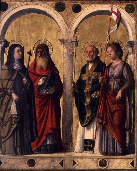 St. Clare, St. Jerome, St. Nicholas and St. Ursula