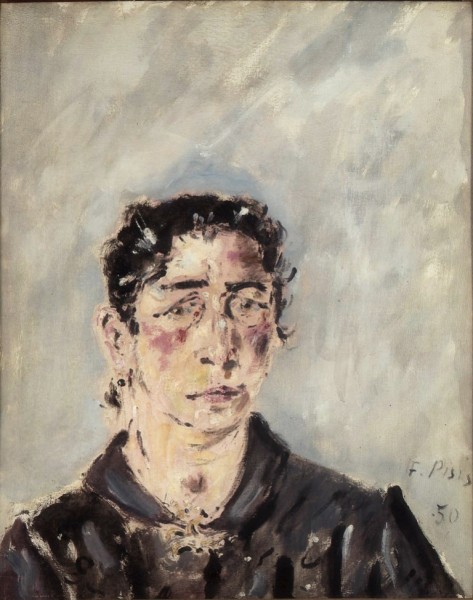 Ritratto di donna, Filippo De Pisis (Filippo Tibertelli), 1950