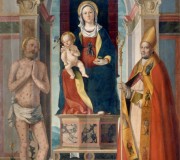 Madonna con il Bambino in trono tra i Santi Giobbe e Gottardo