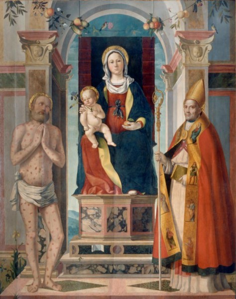 Madonna and Child with St. Job and St. Gothard