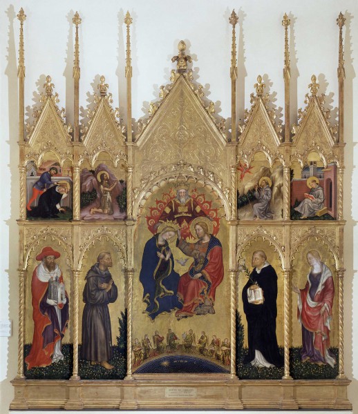 Coronation of the Virgin with Saints (Valle Romita Polyptych)