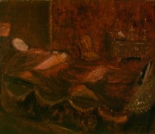 Il cardinale Vannutelli sul letto di morte