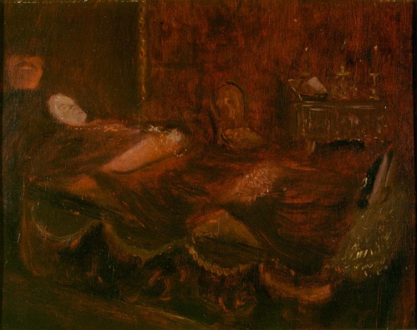 Il cardinale Vannutelli sul letto di morte
