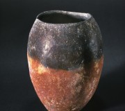 Black Topped Red Ware Vase