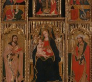 Madonna con il Bambino e angeli fra San Giovanni Battista e San Giacomo e Crocifissione fra gli Evangelisti