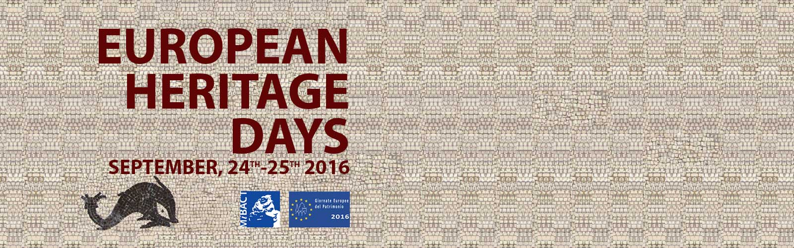 European Heritage Days 2016