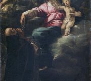 Madonna del Rosario con il Bambino, San Domenico e due angioletti