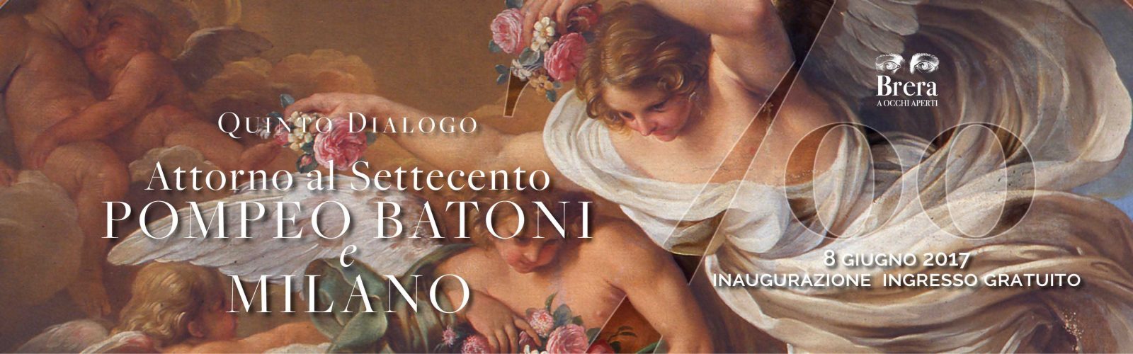Inaugurazione quinto dialogo “Attorno al Settecento. Pompeo Batoni e Milano”