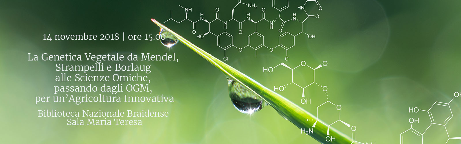 La Genetica Vegetale da Mendel, Strampelli e Borlaug alle Scienze Omiche, passando dagli OGM, per un’Agricoltura Innovativa