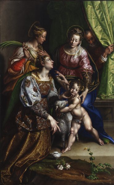 La Madonna con il Bambino e i santi Giuseppe, Caterina e Agnese