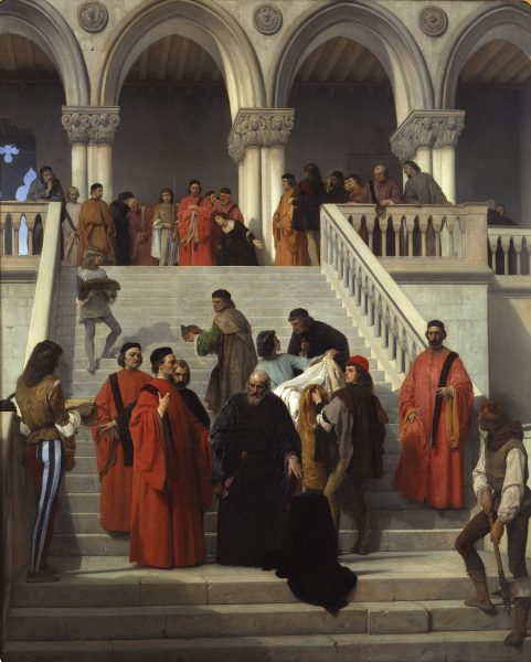 The Final Moments of Doge Marin Faliero on the “del Piombo” Staircase