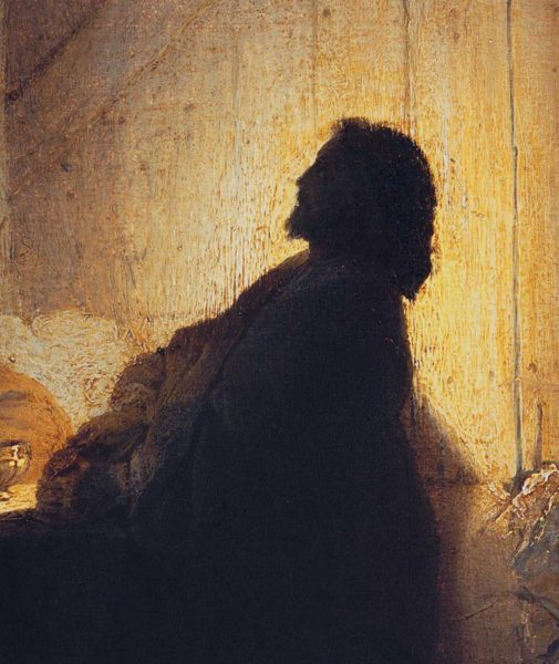Rembrandt e Caravaggio a Emmaus
