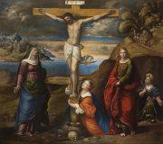 The Crucifixion with the Virgin, St. Mary Magdalene, St. John the Evangelist and St. Vitus