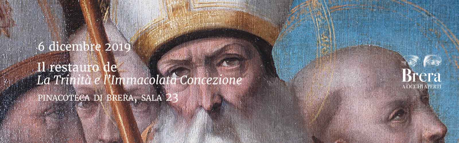 Il restauro de <em>La Trinità e l’Immacolata Concezione</em>
