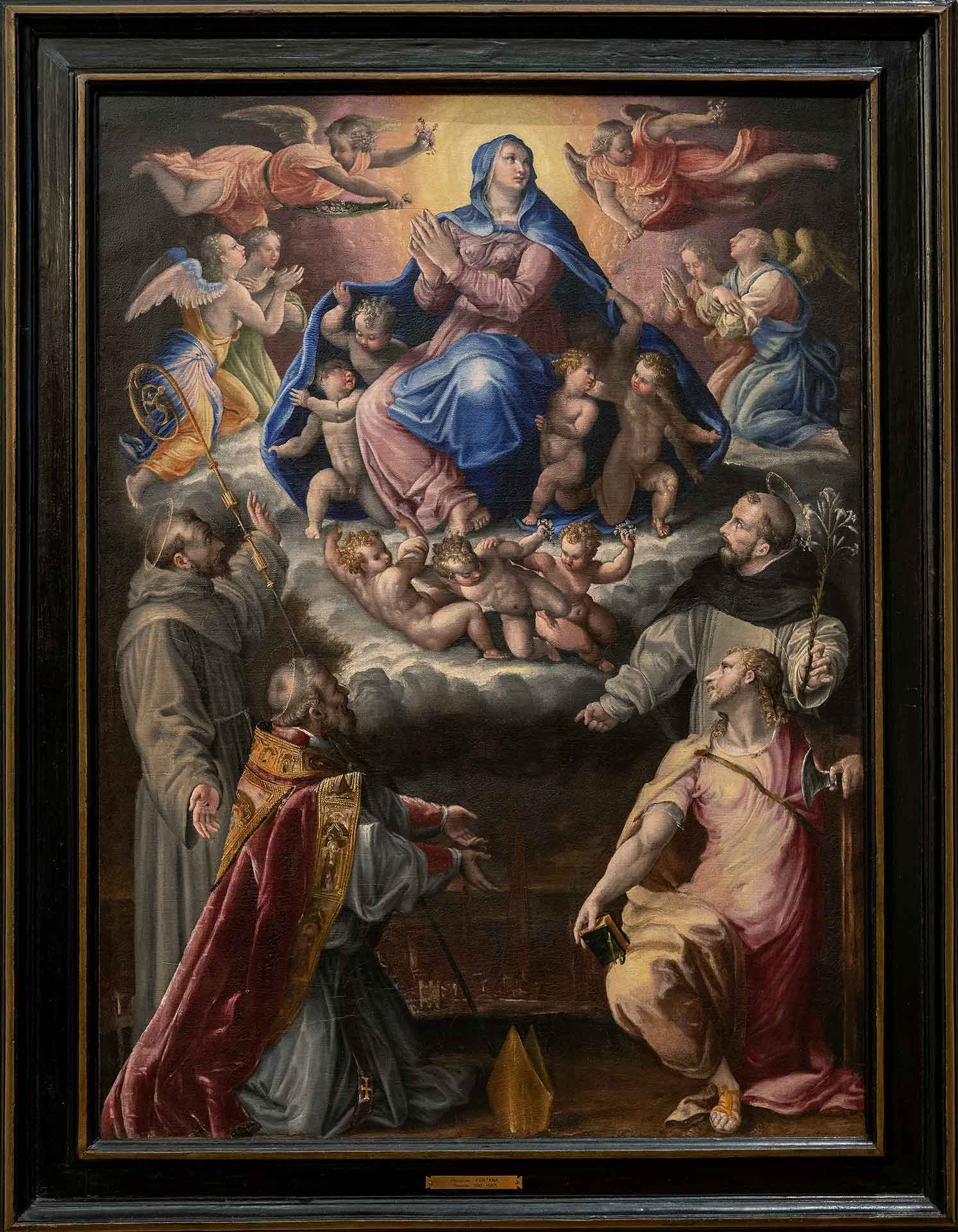 La Vergine assunta e i quattro santi protettori di Bologna