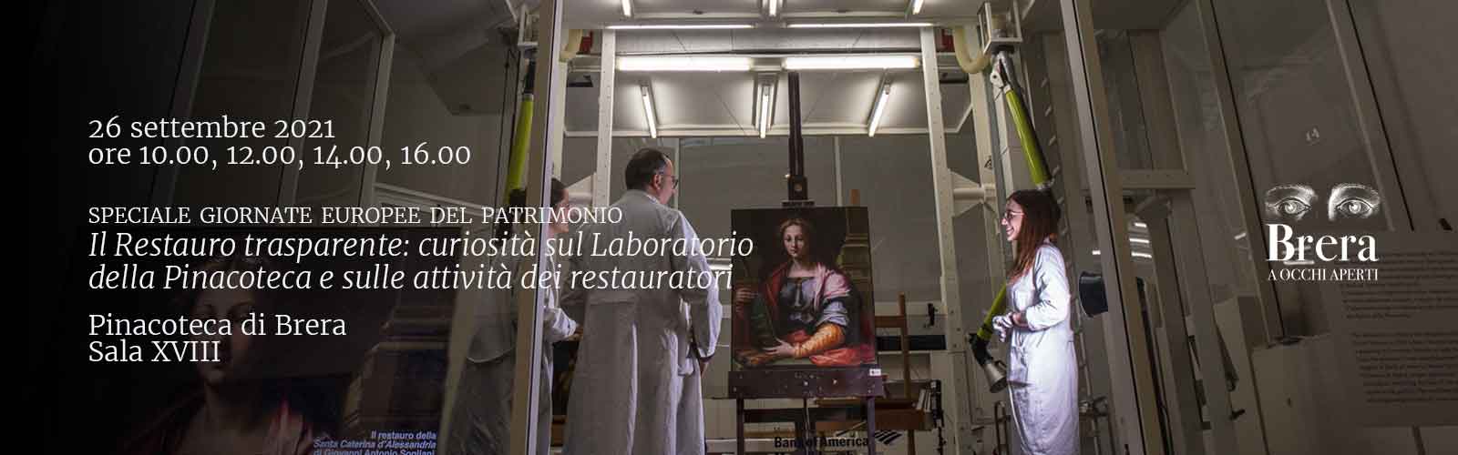 Il Restauro trasparente: curiosità sul Laboratorio della Pinacoteca e sulle attività dei restauratori