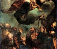 Assunzione della Vergine con gli Apostoli