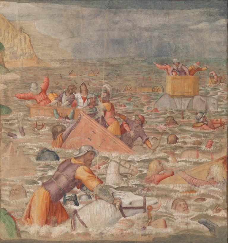 L&#8217;esercito egiziano sommerso dal Mar Rosso