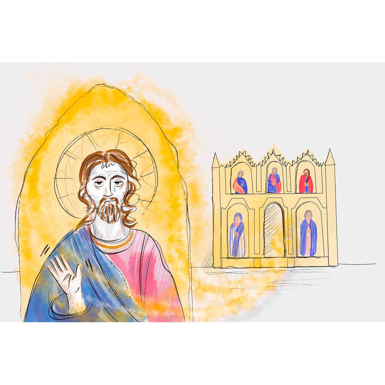 02 - Giovanni da Milano, <em>Cristo in trono</em>, 1360-65