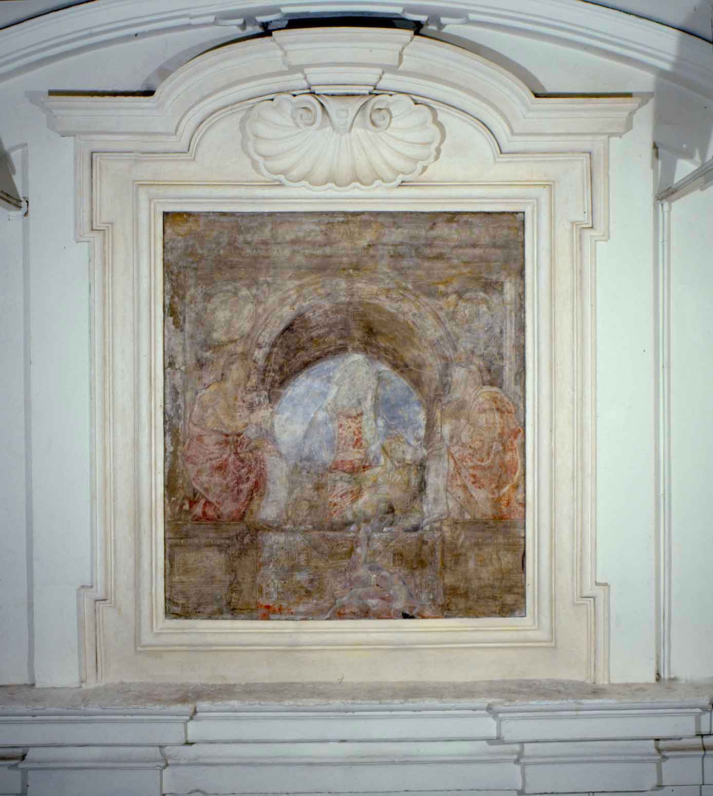 Vincenzo Foppa, “Madonna con il Bambino e i santi Giovanni Battista e Giovanni Evangelista”, 1485