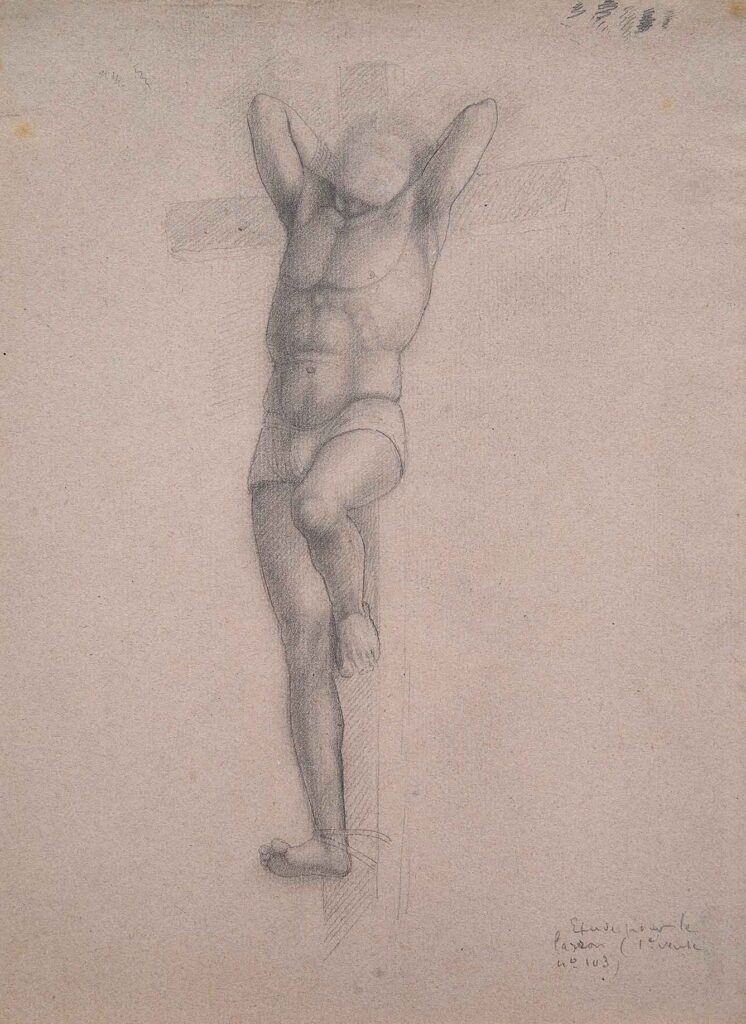 Ladrone crocifisso (copia da Mantegna)