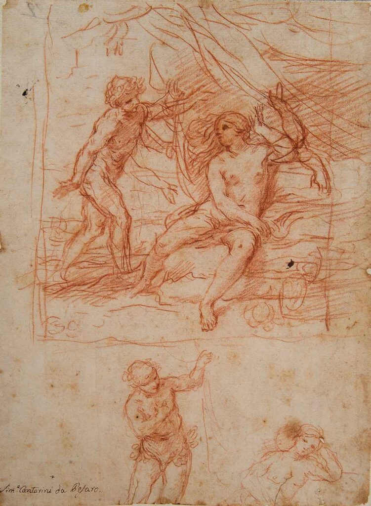 Studi per Bacco e Arianna