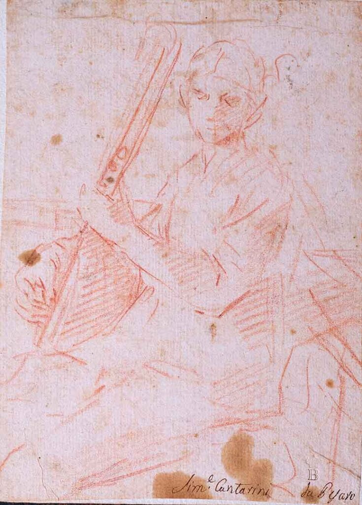 Studio per Allegoria della musica