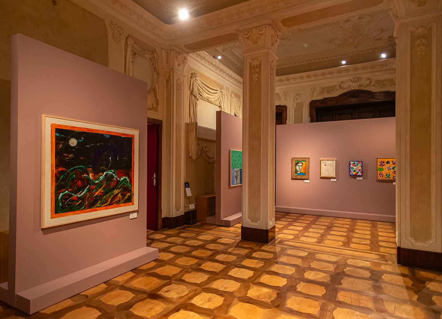 allestimento della mostra