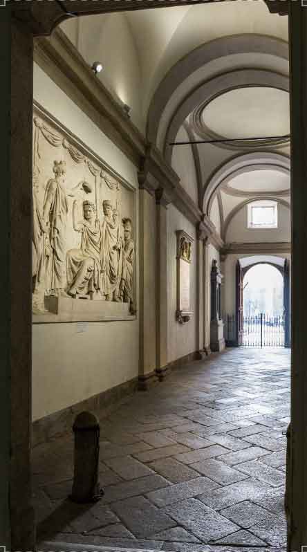 17 - Studio di Francesco Hayez e verso l’atrio dei Gesuiti