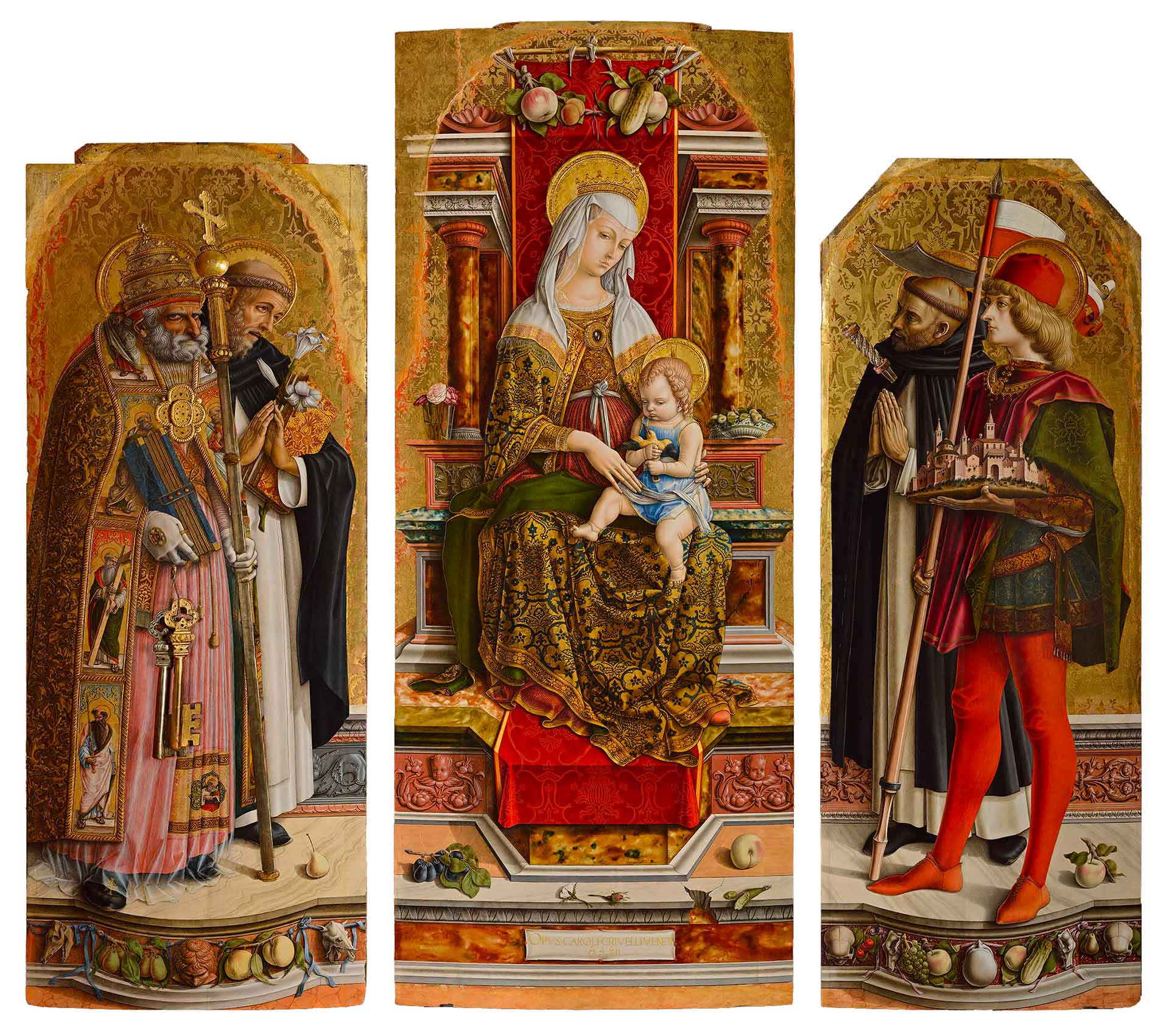 13 - Carlo Crivelli, <em>Trittico di Camerino </em>