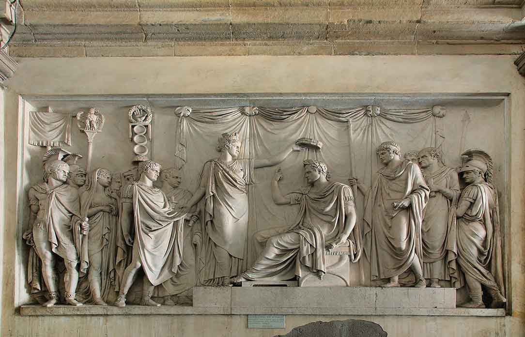 18 - Atrio dei Gesuiti, piazzetta Brera e corridoio dei gessi 