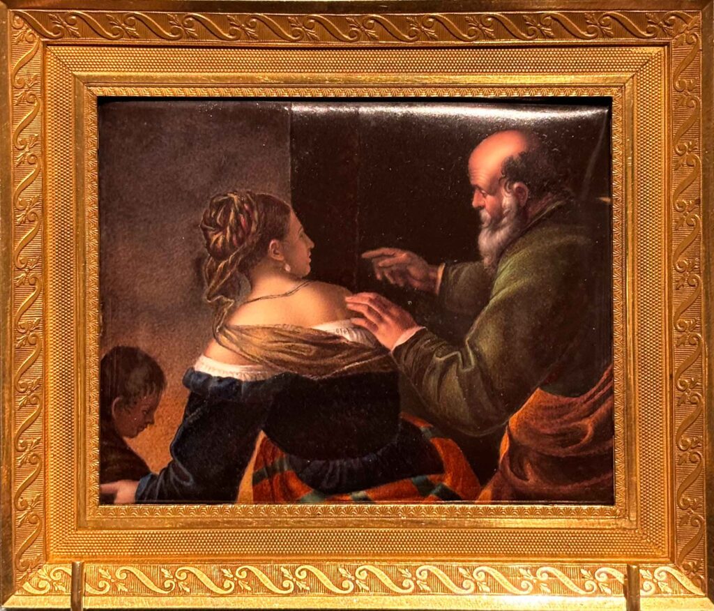 Abramo scaccia Agar (da M. Preti, già da Caravaggio)