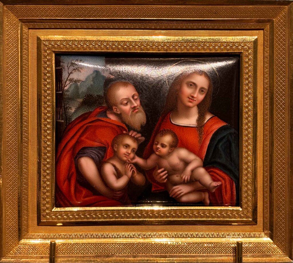 Sacra famiglia con San Giovannino (da G.A. Boltraffio)