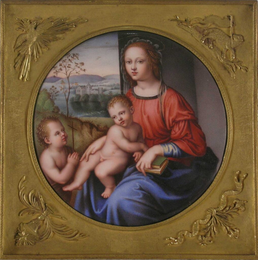 Madonna col Bambino e San Giovannino (da Maestro della Lamentazione di Scandicci, già da Fra Bartolomeo)