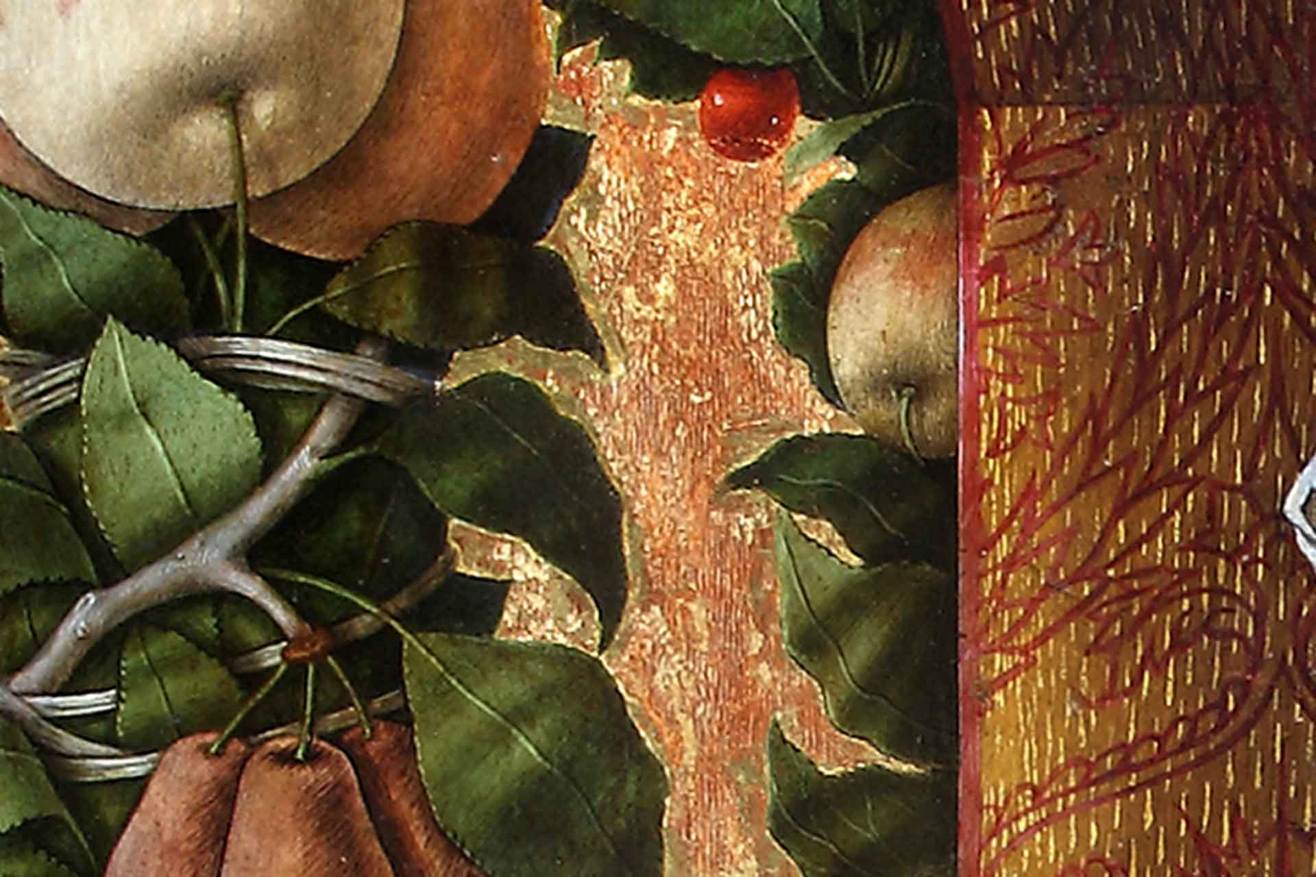 dettaglio di Crivelli Madonna della candeletta