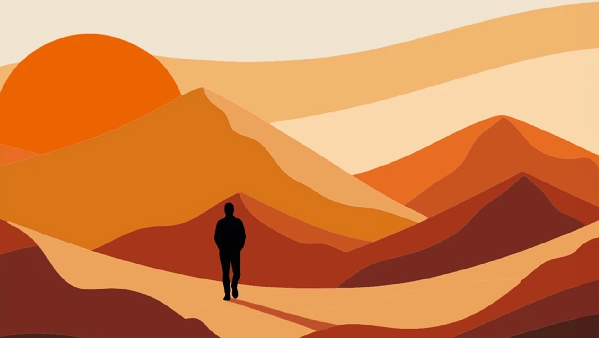 Il cammino nel deserto di Riccardo Braglia